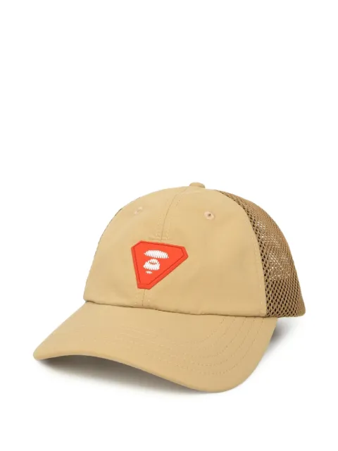 AAPE BY *A BATHING APE® Moonface mesh-panelled cap Neutrals AAPCPM5128XXI