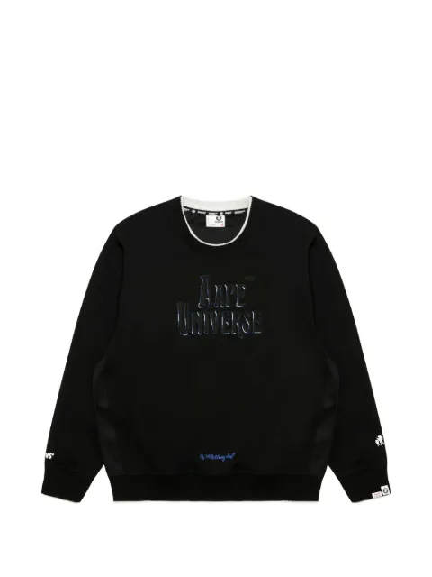AAPE BY *A BATHING APE® AAPEUNVS graphic-print sweatshirt Black AAPSWMC384XXP