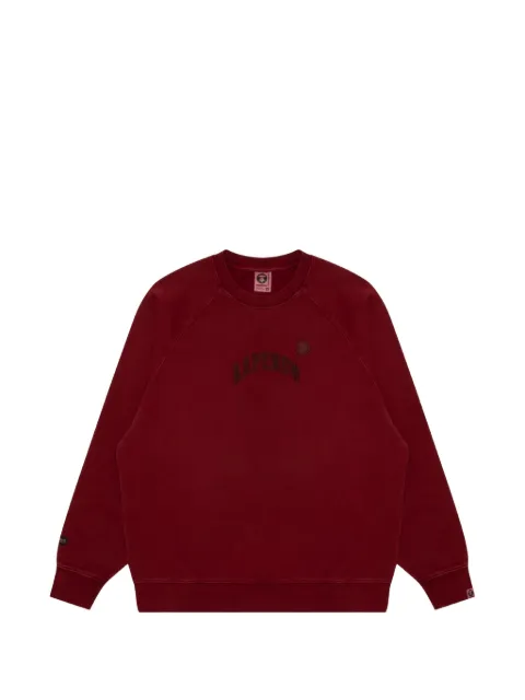 AAPE BY *A BATHING APE® logo-print sweatshirt Red AAPSWMB320XXN