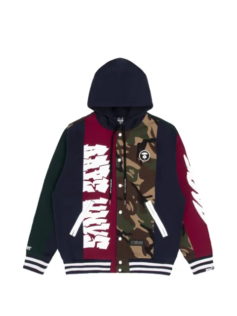 AAPE BY *A BATHING APE® Moonface camo hoodie Blue AAPSWM3951XAJ
