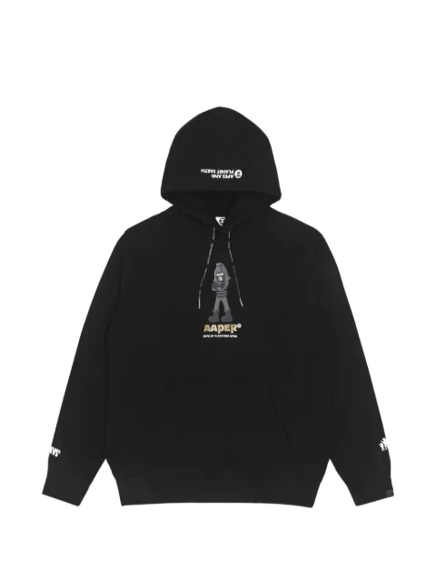 AAPE BY *A BATHING APE® Graphic-print hoodie Blue AAPSWM3863XXH