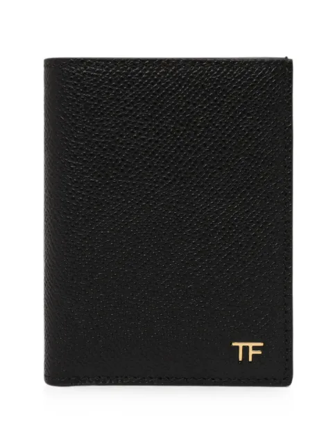 TOM FORD small grain leather folding cardholder Black YM279LCL081G