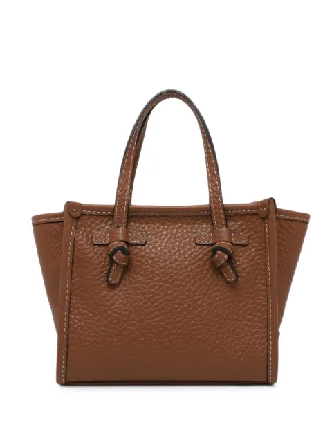 GIANNI CHIARINI Miss Marcella knotted leather tote bag Brown BS8065BBLTU