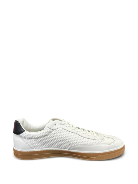 Tommy Hilfiger Luxe woven-panel lace-up sneakers White FM0FM05926