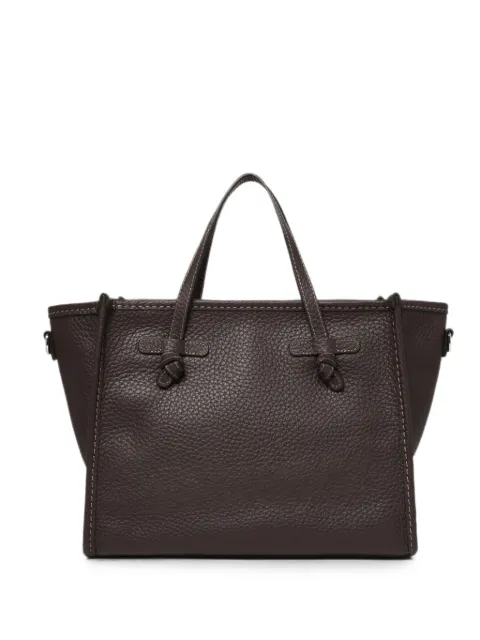 MARCELLA CLUB Marcella knotted leather tote bag Brown BS9352BBLTU14683