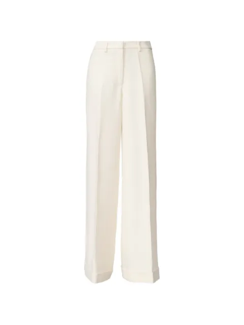 Fabiana Filippi embellished belt-loop wide-leg trousers White PAD226F724M2890145