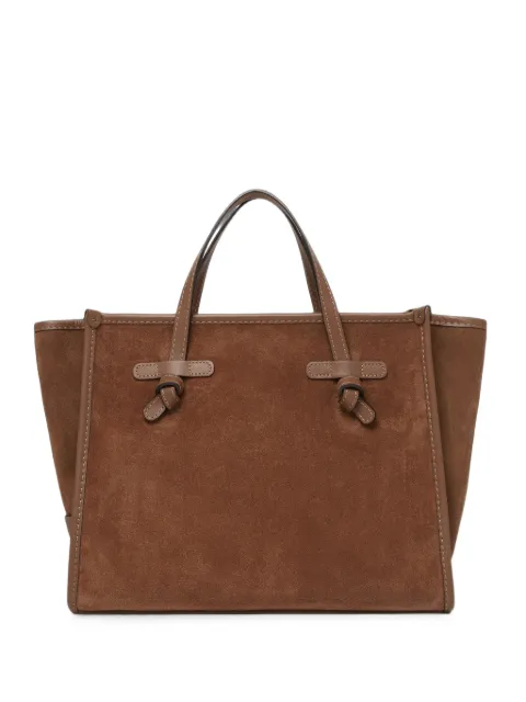 MARCELLA CLUB Miss Marcella 32 suede tote bag Brown BS9762CMPL