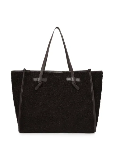 GIANNI CHIARINI Marcella bouclé tote bag Brown BS8990COMMBCL2107
