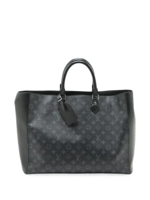 Louis Vuitton Pre-Owned 2019 Monogram Eclipse Grand Sac tote bag Black 9T5RXZIW84S7PE89