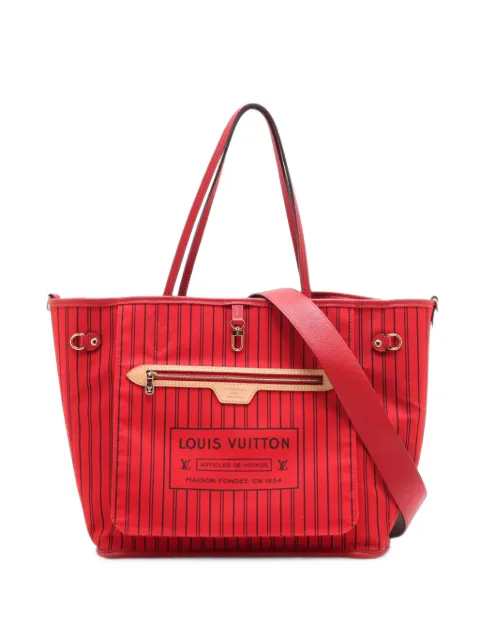 Louis Vuitton Pre-Owned 2010-2026 Monogram Neverfull Bandouliere Inside Out MM satchel Red UUL8ENV6G574UTB4