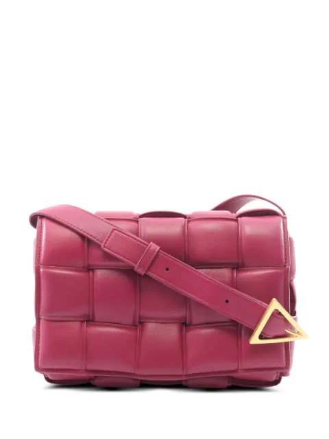 Bottega Veneta Pre-Owned 2012-2026 Nappa Intrecciato Padded Cassette crossbody bag Purple HYA8F5JR2EG2UEXX