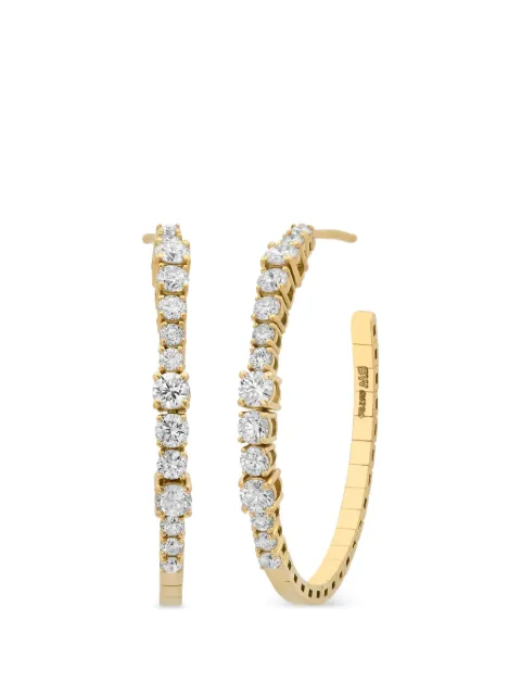 Sara Weinstock Flexion diamond hoop earrings Gold FYWFERKS