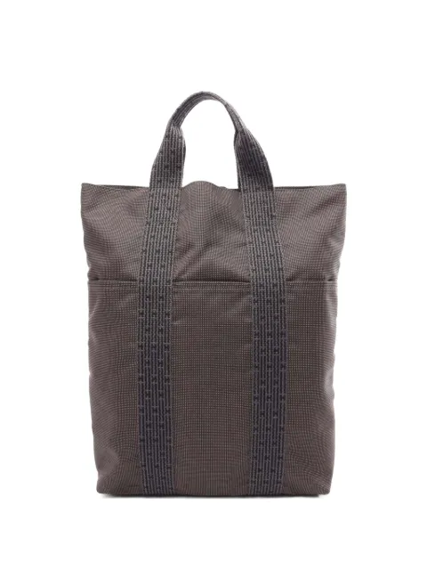 Hermès Pre-Owned 20th Century Canvas Herline Cabas tote bag Grey QMUWVZANW6VHEXBZ