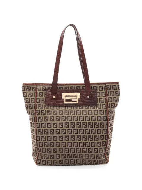 Fendi Pre-Owned 2000-2010 Zucchino Canvas tote bag Brown L65K4WT47SD3QER4