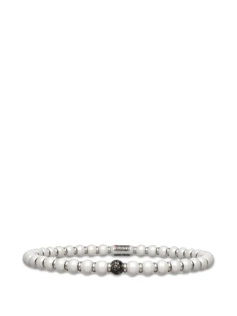 Roberto Demeglio Sfera black diamond and ceramic bracelet White 9S4PB1DN
