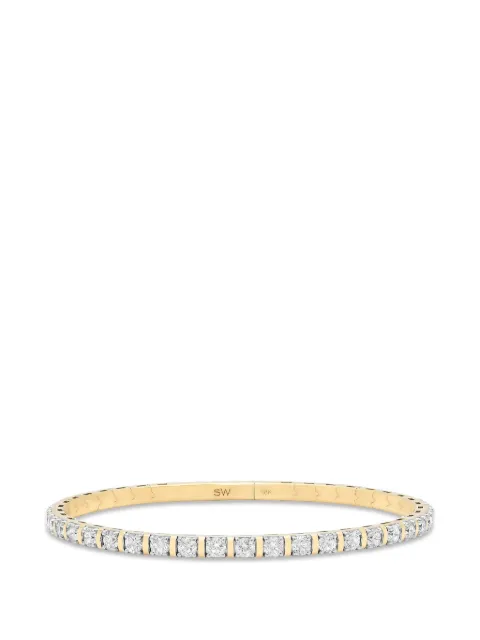 Sara Weinstock Flexion Eternity diamond bangle Gold FYWPEBMSR