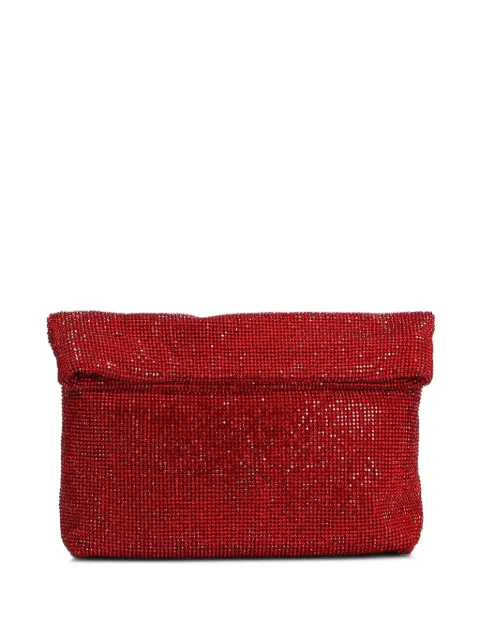 TWENTY FOURHAITCH Varadero crystal-embellished clutch bags Red VARADERO
