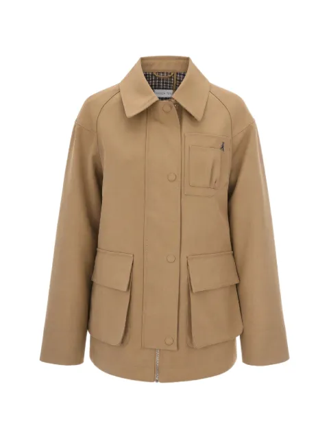 Patrizia Pepe multi-pocket zip-up jacket Neutrals 8O0080C7996