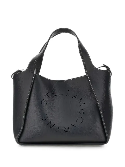 Stella McCartney logo grainy Alter Mat crossbody bag Black 513860WP0057