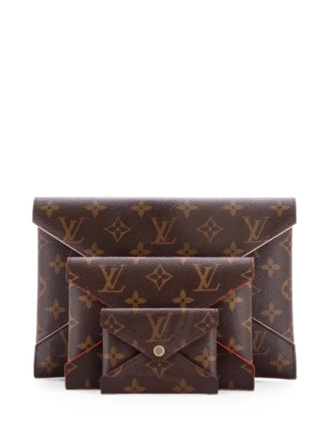 Louis Vuitton Pre-Owned Kirigami Pochette Set Monogram Canvas clutch bag Brown IY30W265W6T6E4M2