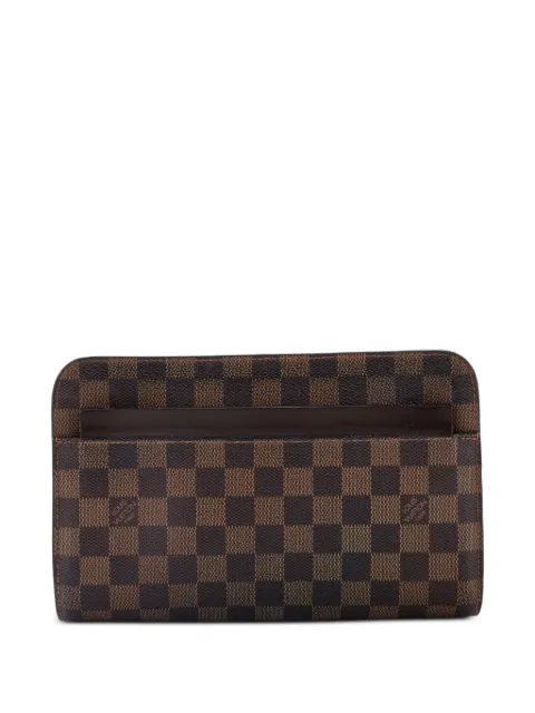 Louis Vuitton Pre-Owned Pochette Saint Louis Damier clutch bag Brown F1A4X38KNGHWNPFJ