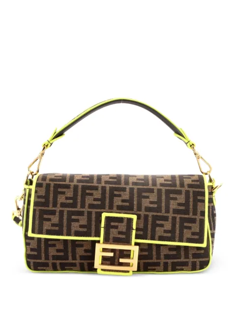 Fendi Pre-Owned Baguette NM Bag Zucca Canvas Medium shoulder bag Brown CWKPIGSXB8HMJ1WC