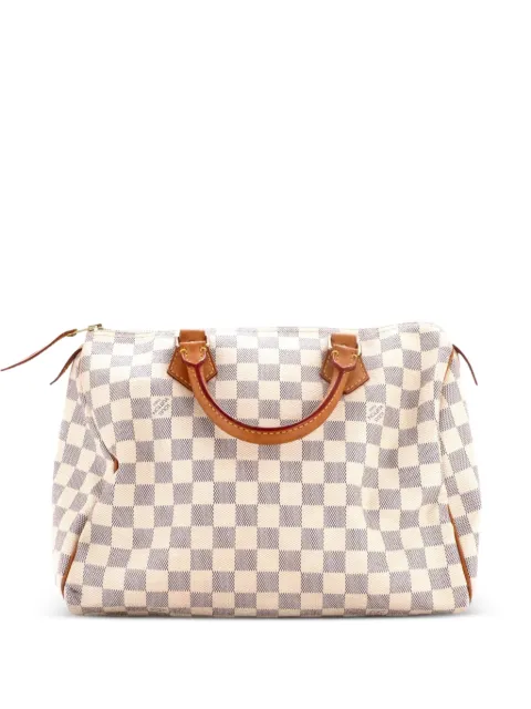 Louis Vuitton Pre-Owned Speedy Handbag Damier 30 satchel White AMV5PMLLKO6IS3EZ