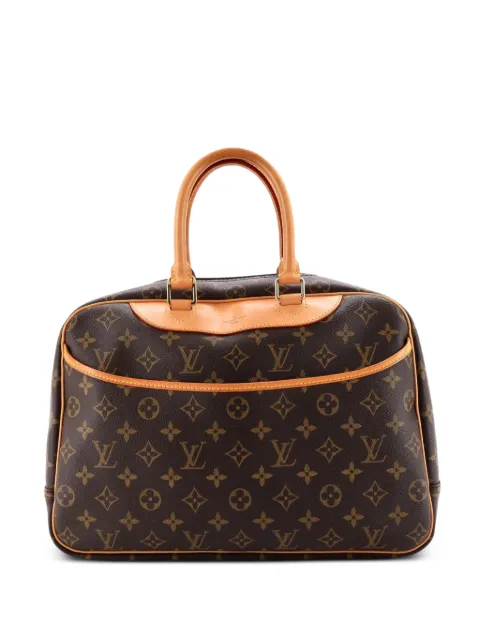 Louis Vuitton Pre-Owned Deauville Monogram Canvas handbag Brown 3H9U0KWW7SUDOCXB