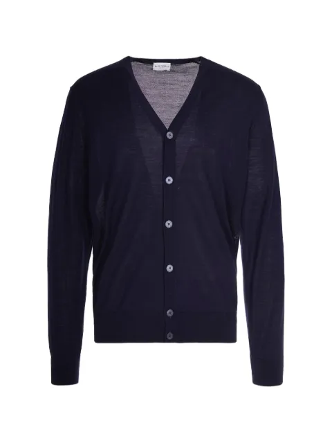 Ballantyne button-fastening wool cardigan Blue B2K00116W02