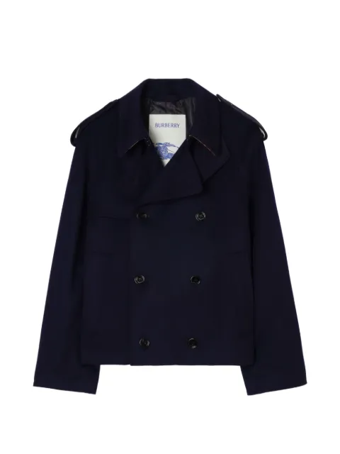 Burberry cashmere Leadenham trench jacket Blue 8135357
