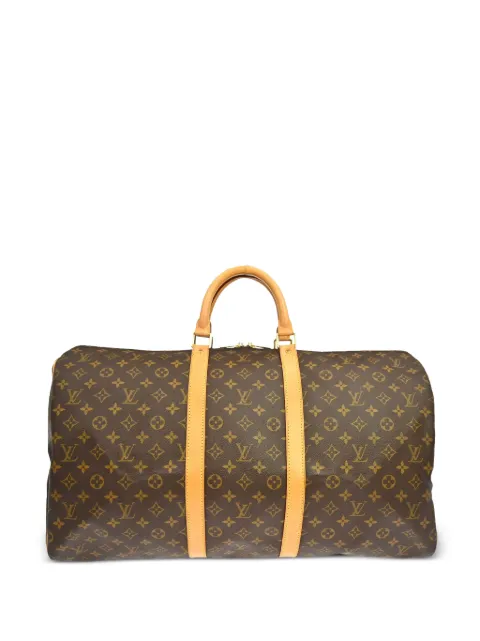 Louis Vuitton Pre-Owned 1997 Monogram Keepall 55 tote bag Brown RQ04529
