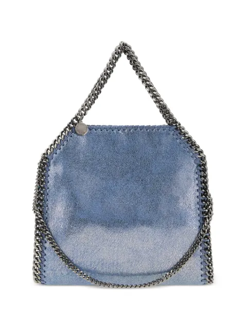 Stella McCartney Falabella iridescent mini tote bag Blue 371223W9056