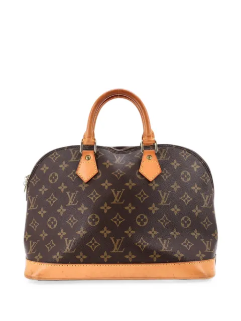 Louis Vuitton Pre-Owned Vintage Alma Handbag Monogram Canvas PM satchel Brown V8FVF3OY3VFEMF87
