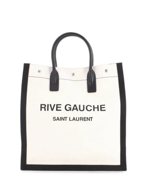 Saint Laurent Pre-Owned Rive Gauche Shopper Canvas Tall tote bag Neutrals T2KXGXGV9KPZF6FY