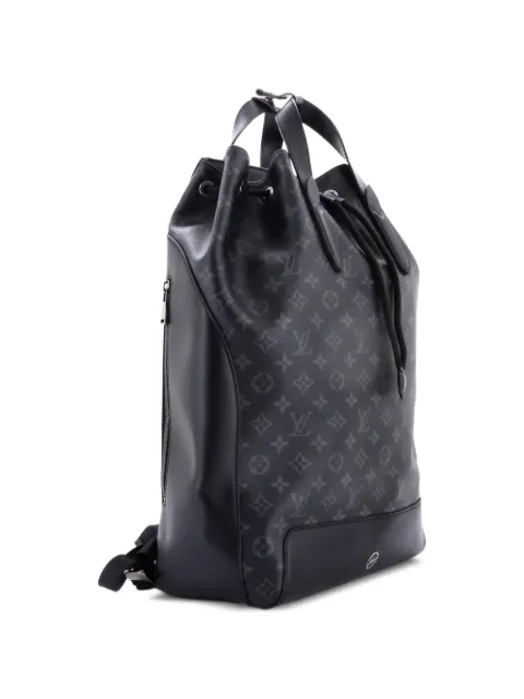 Louis Vuitton Pre-Owned Explorer Flash Fragment Monogram Eclipse Canvas backpack Black 6N4E2VBALAN3R92G