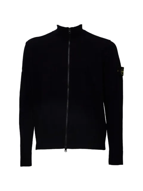 Stone Island zip-up cardigan Black L2S155100023S00B4