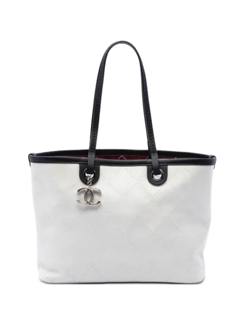 CHANEL Pre-Owned 2014 Quilted Caviar Shopping Fever tote bag Black 2VONAUQ57LX4J9BR