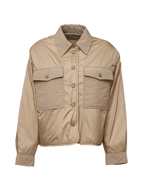 Weekend Max Mara reversible water-repellent canvas padded jacket sand Neutrals 2625486041600