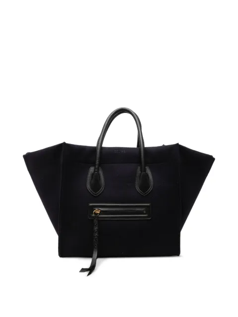 Celine Pre-Owned 2014 Medium Felt Phantom Luggage tote bag Purple K3CECILD1T0H2PL6