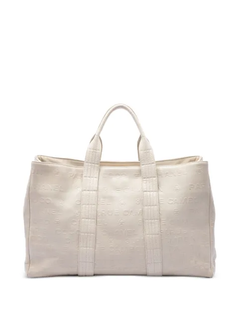CHANEL Pre-Owned 2008-2009 Embossed Lambskin 31 Rue Cambon tote bag Brown FV5G4THE9VV1X6QW