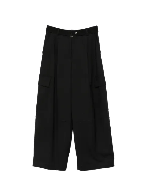 P.A.R.O.S.H. belted wide-leg cargo pants Black D233025LILIUXY26013NERO
