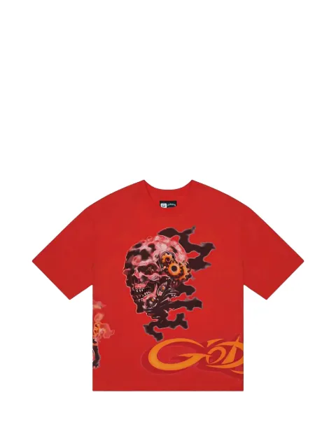 GODSPEED graphic-print T-shirt Red GS622