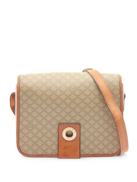 Celine Pre-Owned 2013 Macadam Coated Canvas crossbody bag Neutrals FZSO709WIG5H8VTJ