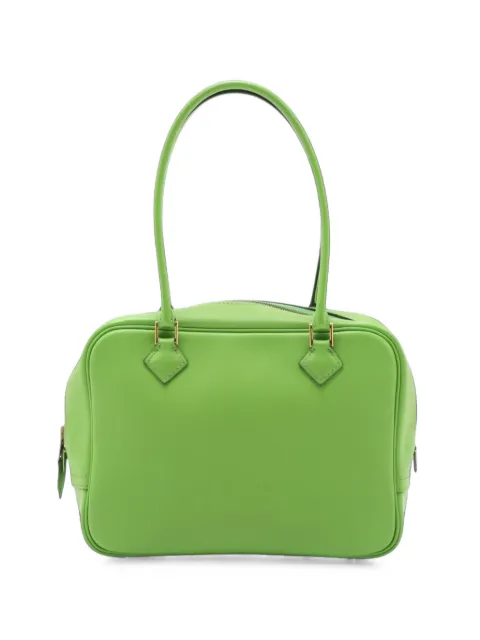 Hermès Pre-Owned 1994 Mini Gulliver Plume 20 handbag Green O3553AMUOS9WAWJU