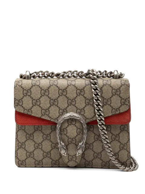 Gucci Pre-Owned 2016-2026 Small GG Supreme Dionysus crossbody bag Neutrals 2KJIU2RDZBWNLXRS