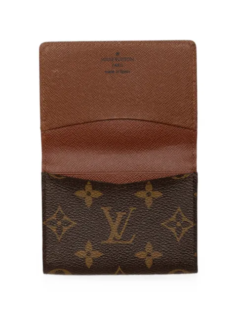 Louis Vuitton Pre-Owned 2013 Monogram Envelope Business card holder Brown 3H20TU33R12FSXII