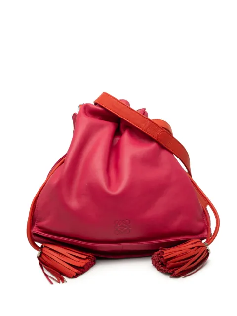 Loewe Pre-Owned 2012 Bicolor Nappa Flamenco Tassel 30 crossbody bag Pink 4UES9MJNFXPHI1AG