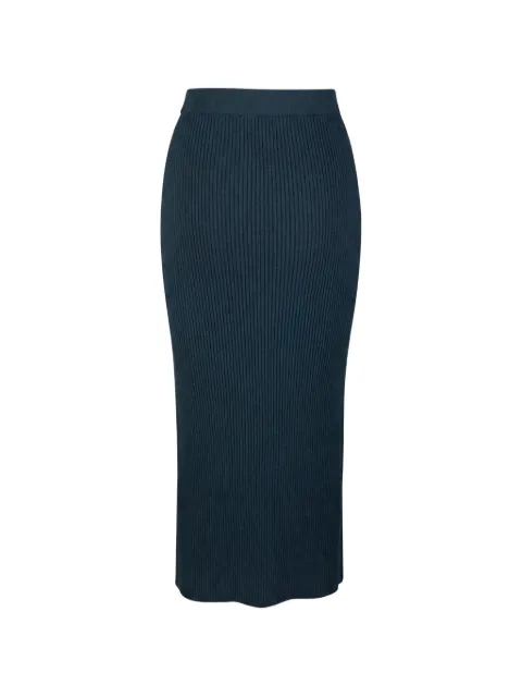 ZIMMERMANN Valiant merino straight skirt Green 0387SF261
