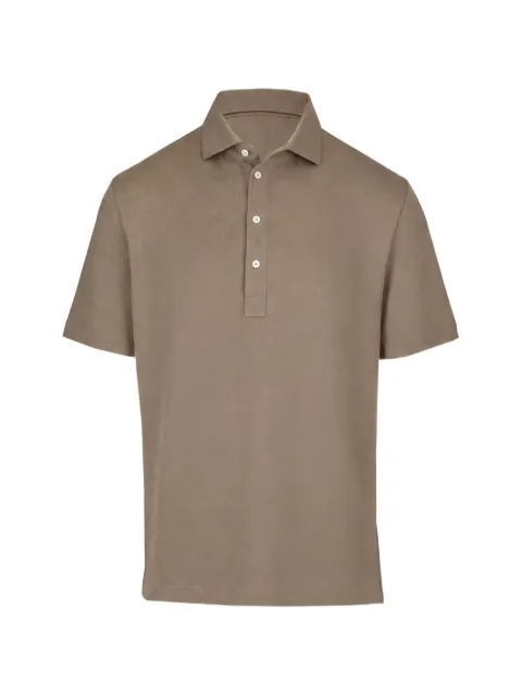 Brunello Cucinelli short-sleeve polo shirt Green ME8543915C9758