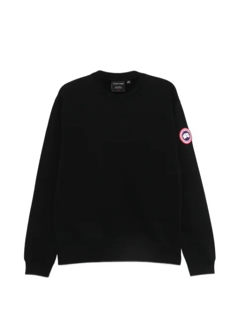 Canada Goose Loon logo-patch sweater Black 1538M